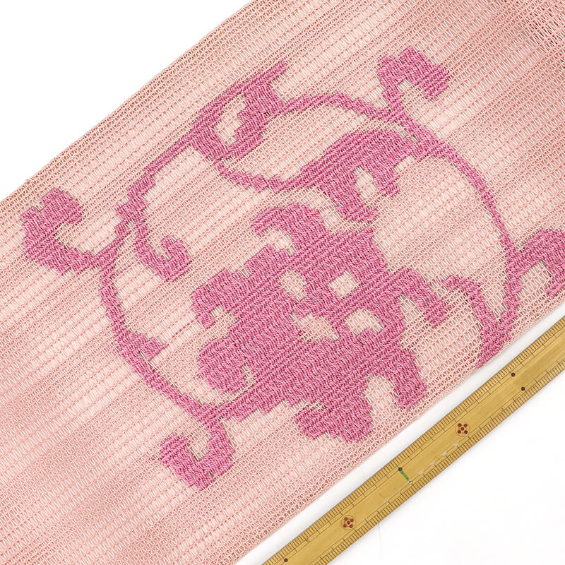 5倍ポイント｜春のカジュアルフェア】【中古】 夏帯 夏名古屋帯 羅