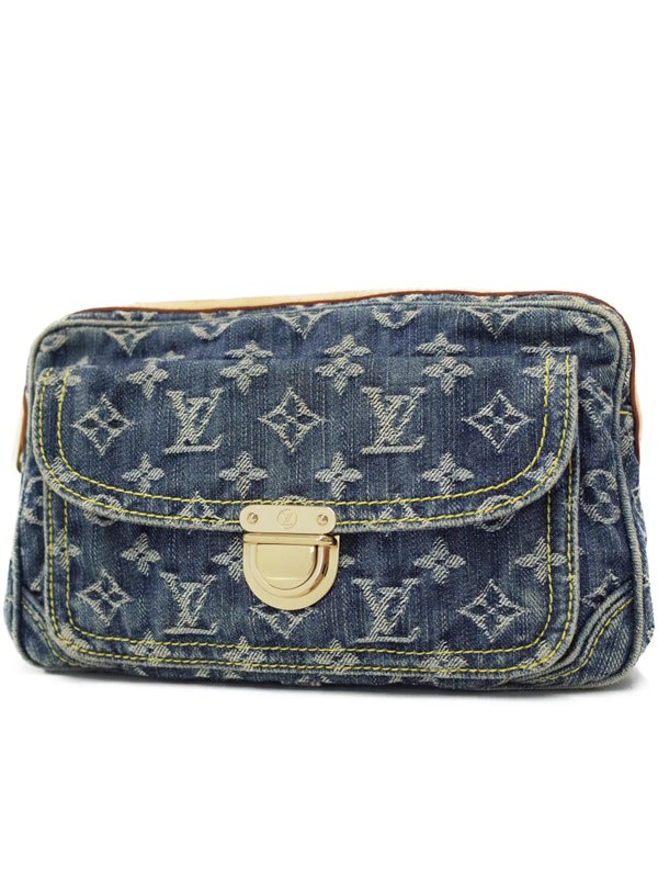 LOUIS VUITTON】ルイヴィトン『モノグラム デニム バムバッグ』M95347