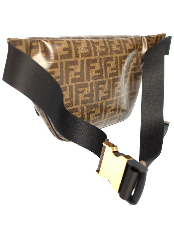 FENDI】フェンディ『ロゴ入り ズッカ柄ウエストポーチ』8BM006 メンズ