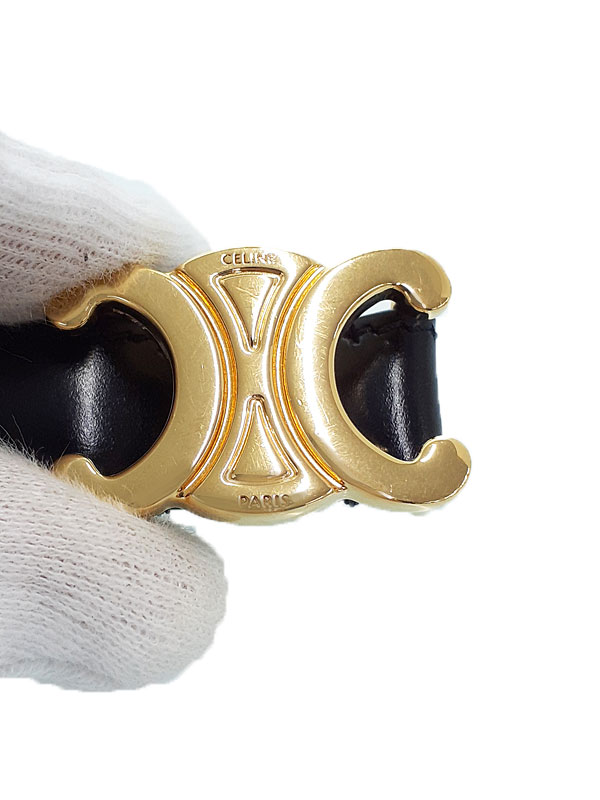 CELINE】セリーヌ『スモール トリオンフ ベルト size75』レディース 1