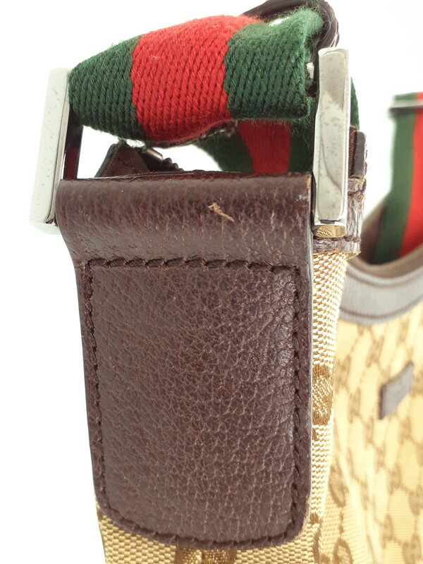 GUCCI】グッチ『GGキャンバス ミディアム メッセンジャーバッグ
