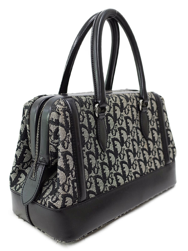 Christian Dior】クリスチャンディオール『トロッター柄 ハンドバッグ