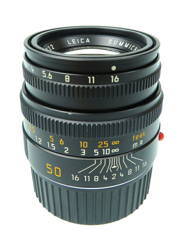 Leica】ライカ『LEICA ズミクロン 50mmF2 レンズフード組込 Mマウント