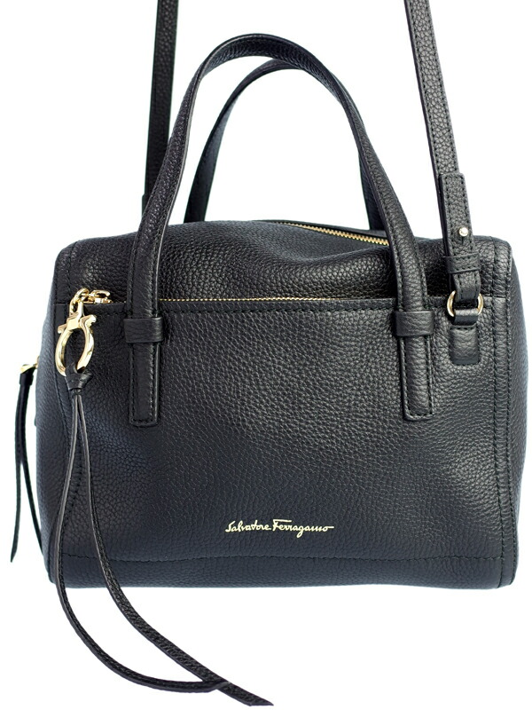 Salvatore Ferragamo】フェラガモ『ガンチーニ 2WAYハンドバッグ』EE