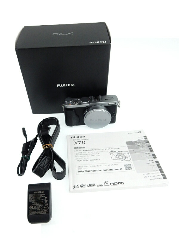 FUJIFILM】富士フイルム『FUJIFILM X70 シルバー』F X70-S 1630万 APS