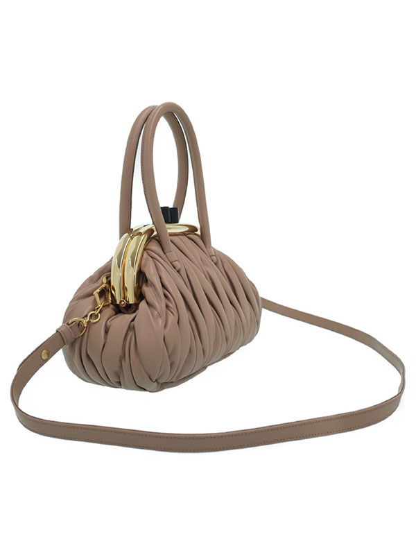 MIU MIU】ミュウミュウ『マテラッセ ミュウ ベル ナッパレザー