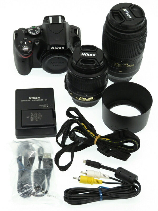Nikon】ニコン『D5100ダブルズームキット』1620万画素 DXフォーマット