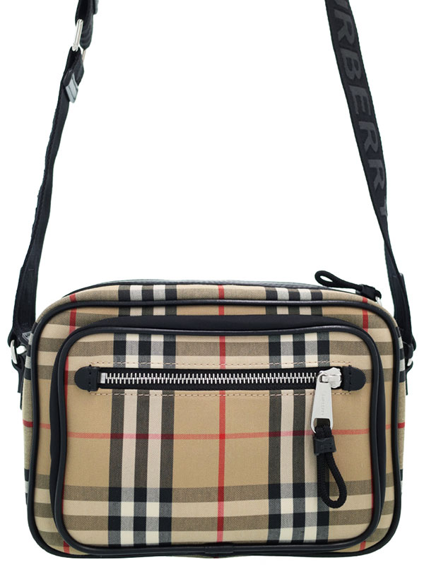 BURBERRY】バーバリー『ヴィンテージチェック＆レザー クロスボディ