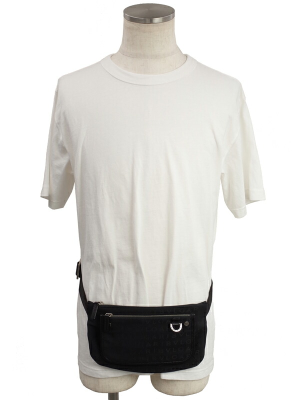 BVLGARI】ブルガリ『ロゴマニア ウエストポーチ』メンズ ボディバッグ