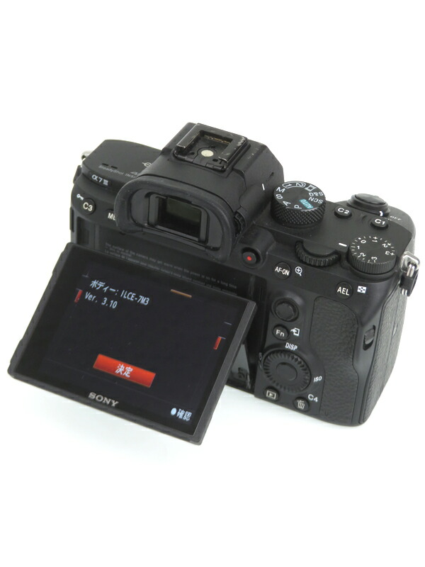 SONY】ソニー『α7III ボディ』ILCE-7M3 ミラーレス一眼カメラ 1週間