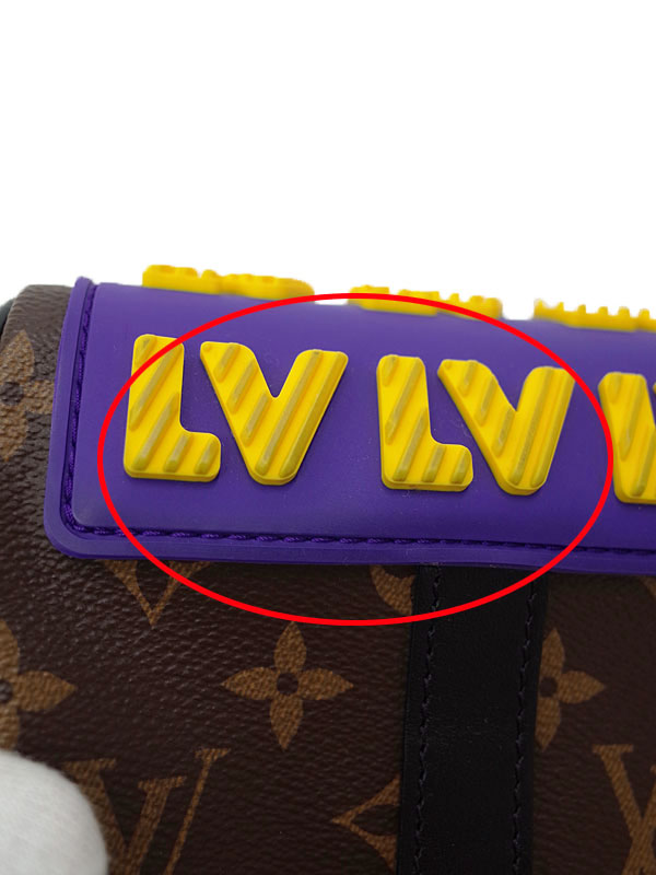 LOUIS VUITTON】ルイヴィトン『モノグラム LVラバー キーポルXS