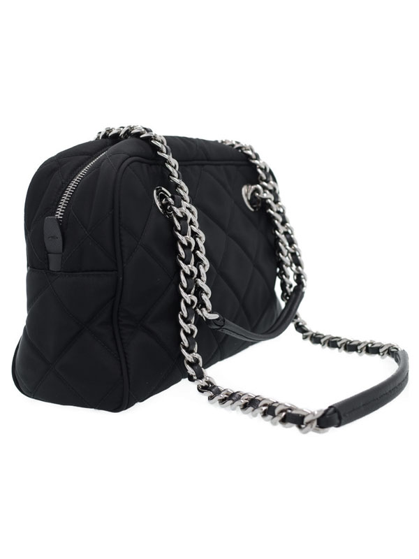 PRADA】プラダ『キルティング ナイロン チェーンショルダーバッグ