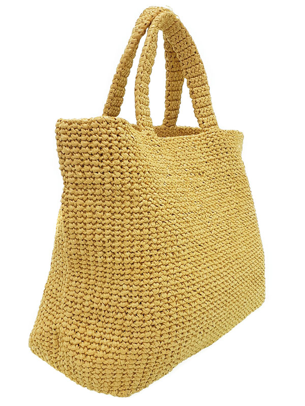 PRADA】プラダ『ラフィア トートバッグ』1BG392 レディース 1週間保証