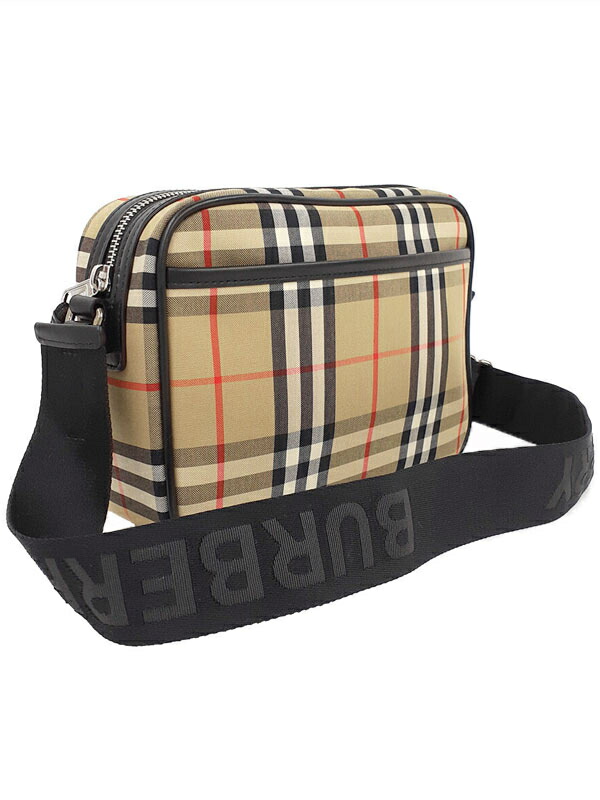 BURBERRY】バーバリー『ヴィンテージチェック＆レザー クロスボディ