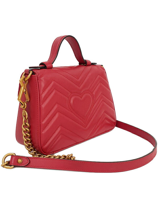 GUCCI】グッチ『GGマーモント ミニトップハンドルバッグ』547260