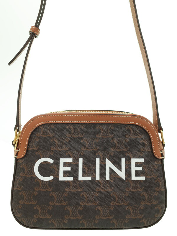 CELINE】セリーヌ『トリオンフ スモール カメラバッグ』レディース