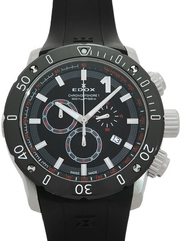 EDOX】エドックス『クロノオフショア1 クロノグラフ』10221-3-NIN