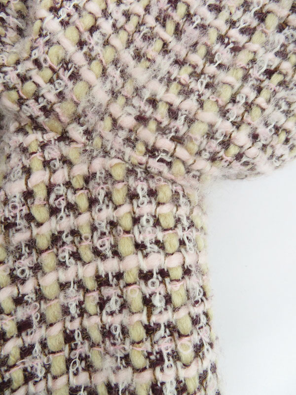 Christian Dior】クリスチャンディオール『ビーズ付 ジップアップ