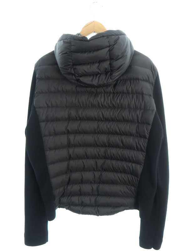 PRADA】プラダ『三角ロゴ トライアングルプレート ニット切替 ダウン