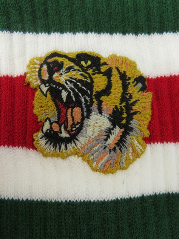 GUCCI トラ刺繍 ホワイトソックス GUCCI トラ刺繍 ホワイトソックス