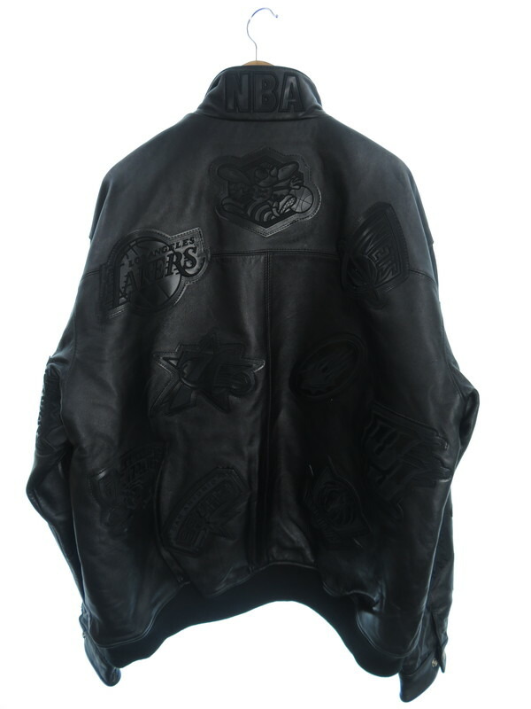 JEFF HAMILTON】【NBA】【ワッペン】ジェフハミルトン『中綿レザー