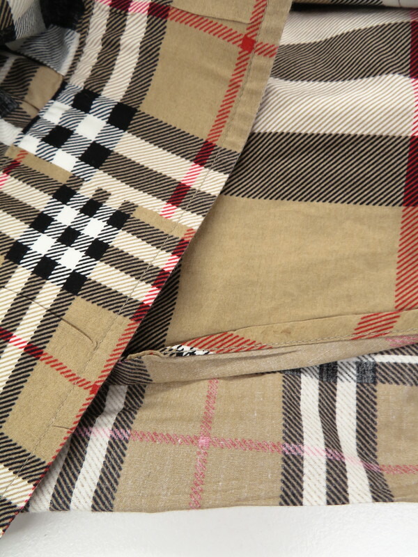 BURBERRY】【クレイジーチェックシャツ】【トップス】バーバリー