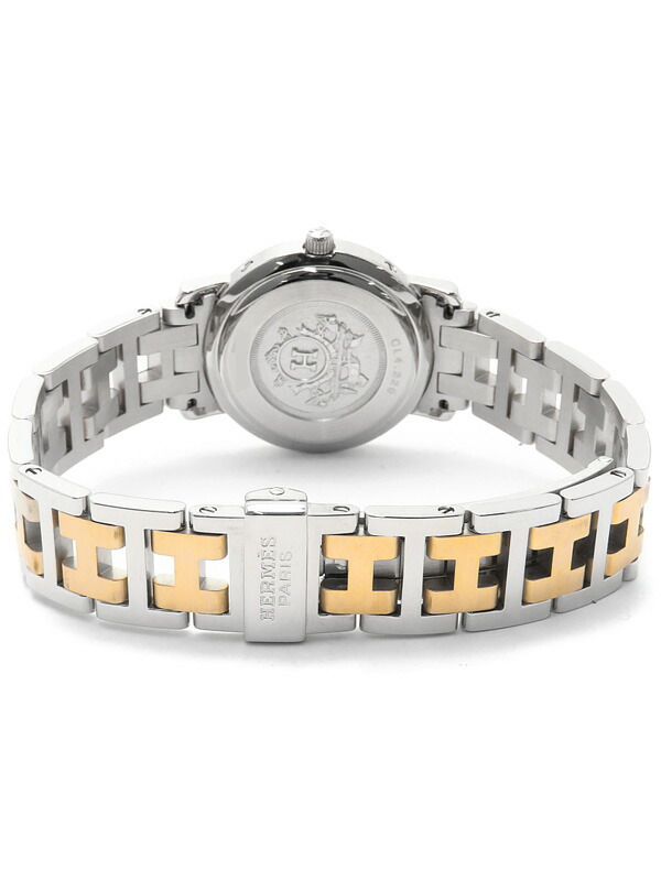 HERMES】エルメス『クリッパー』CL4.220 レディース クォーツ 1ヶ月