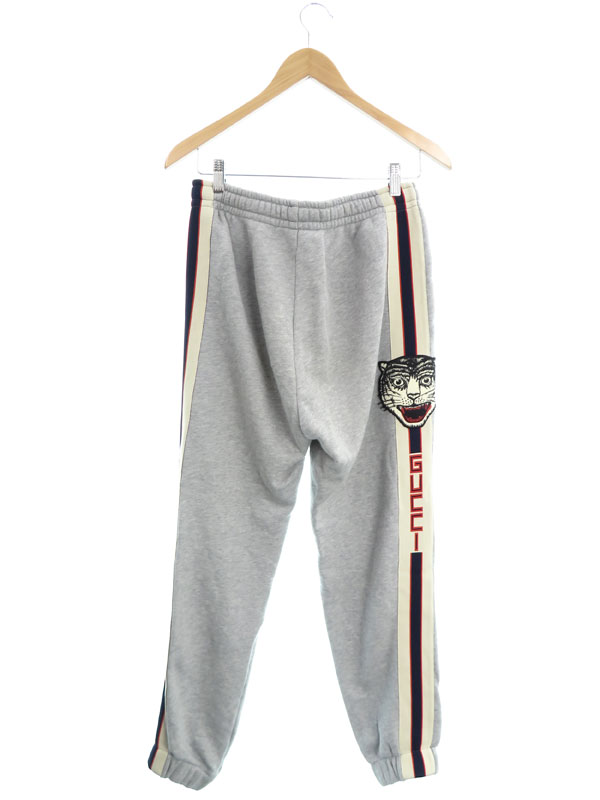 GUCCI】グッチ『タイガーワッペン サイドライン スウェットパンツ