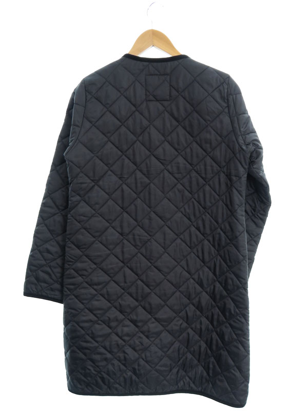 LAVENHAM】ラベンハム『ノーカラー 中綿キルティングコート size10 38