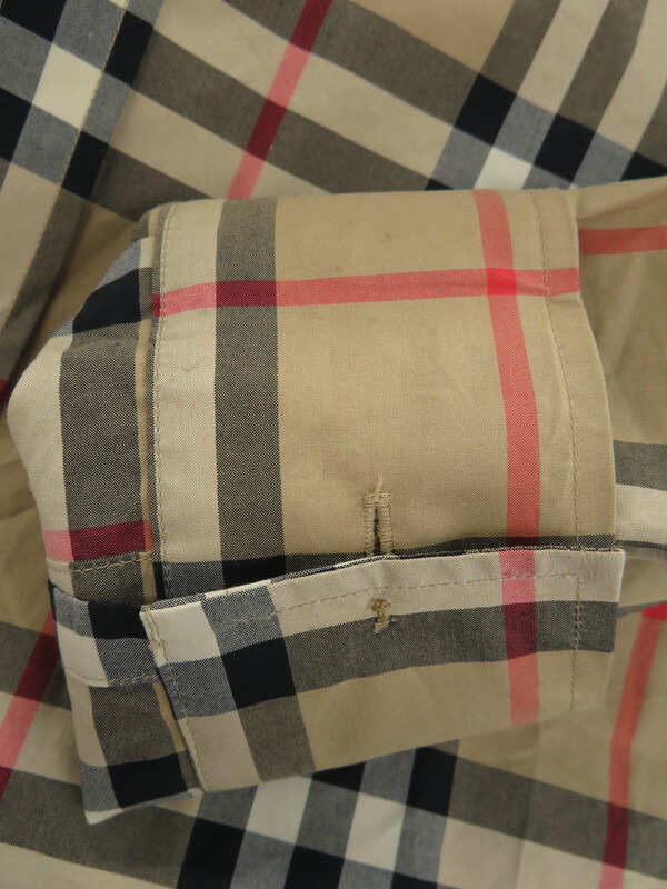BURBERRY】バーバリー『チェック柄 長袖シャツ sizeXS TP』8020863