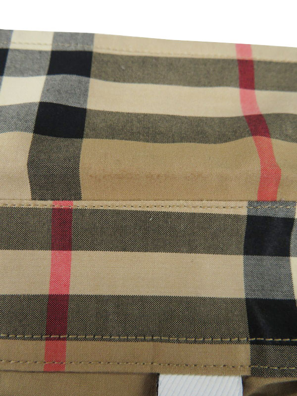 BURBERRY】バーバリー『チェック柄 長袖シャツ sizeXS TP』8020863