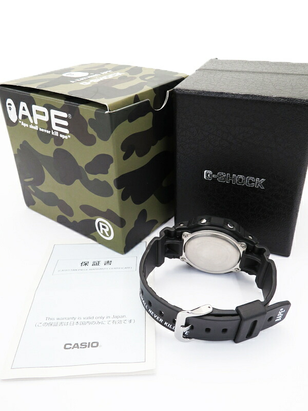 CASIO】カシオ『G-SHOCK×A BATHING APE Gショック エイプコラボモデル