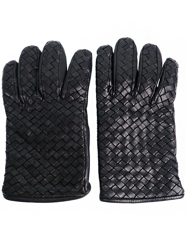 BOTTEGA VENETA】ボッテガヴェネタ『イントレチャート レザーグローブ