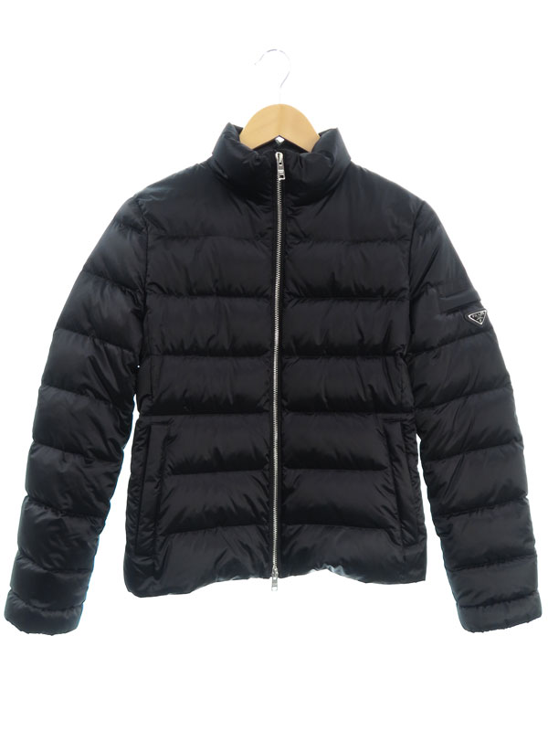 PRADA】プラダ『三角ロゴ トライアングルプレート ダウンジャケット