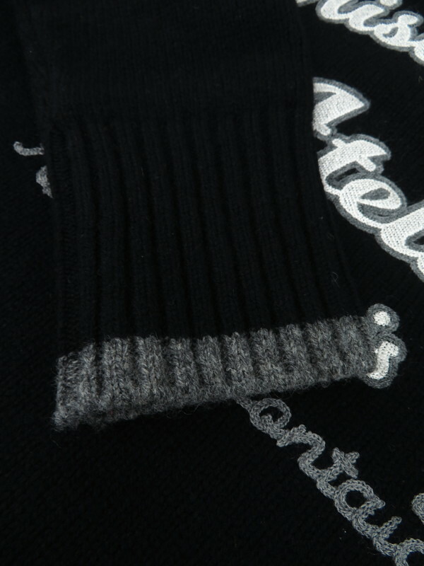 Dior Homme】ディオールオム『アトリエロゴ クルーネックセーター