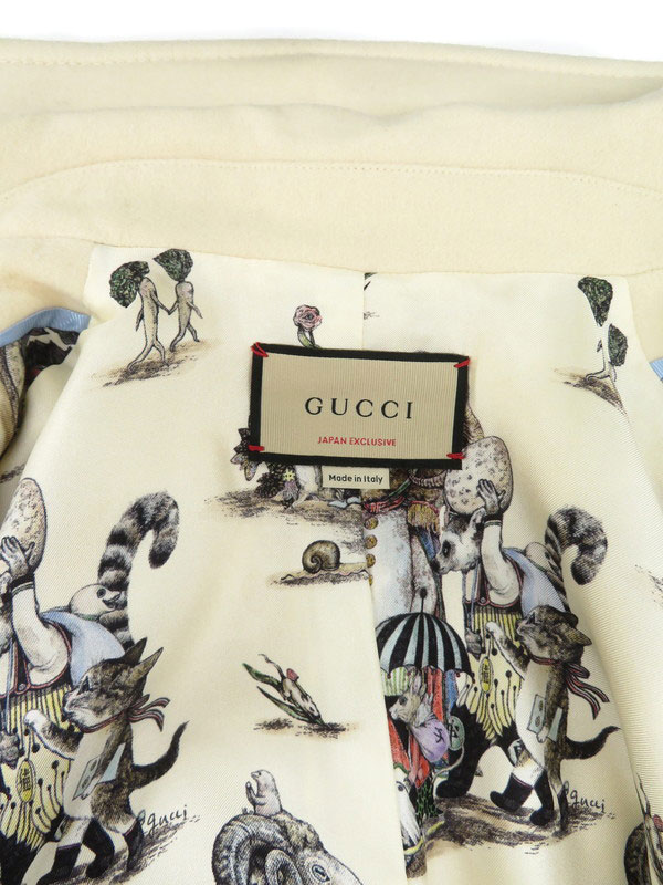 GUCCI】グッチ『日本限定 ヒグチユウコ キャット アップリケ コート