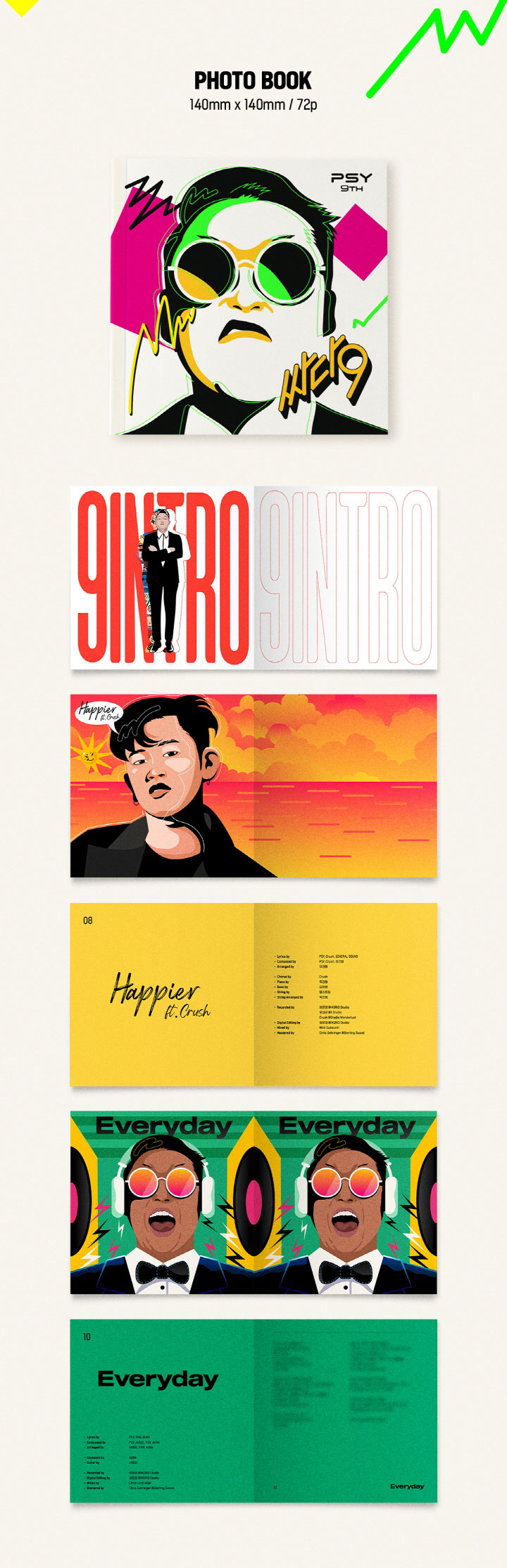 楽天市場】【4/30 韓国発売】【予約販売】PSY サイ 9TH ALBUM【サダ9