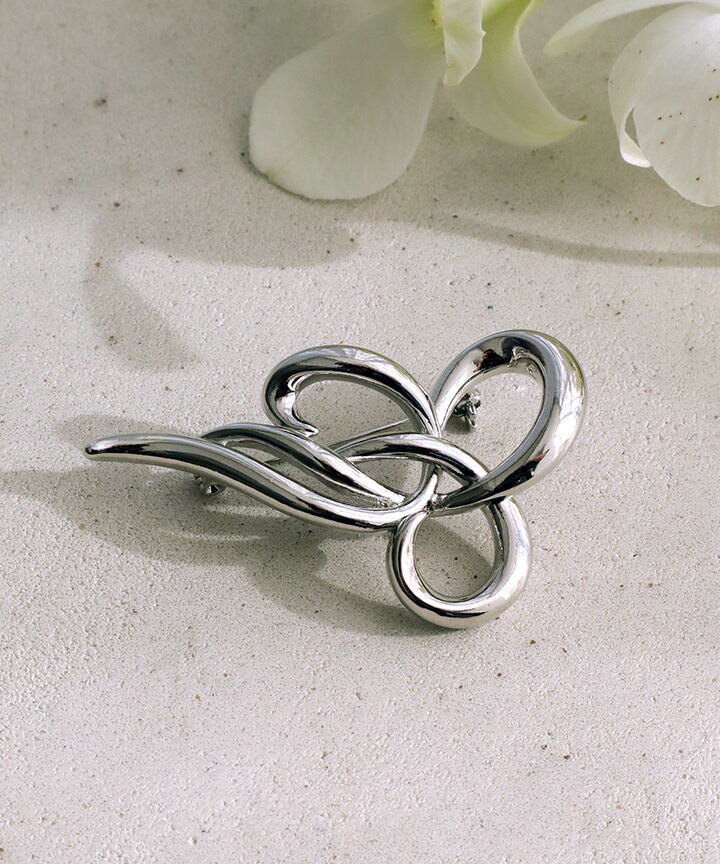 楽天市場】ツイストモチーフブローチ レディース アクセサリー