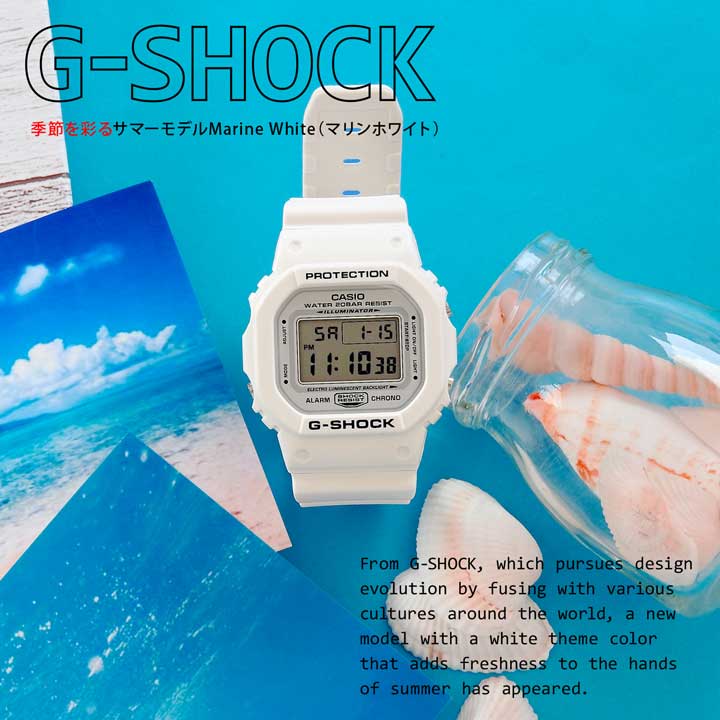 楽天市場】G-SHOCK Gショック ジーショック メンズ 腕時計 デジタル 白