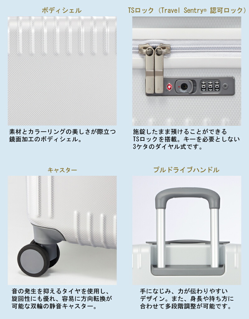送料無料 正規品 スーツケース 新色追加 エース ACE ace. パリセイド3
