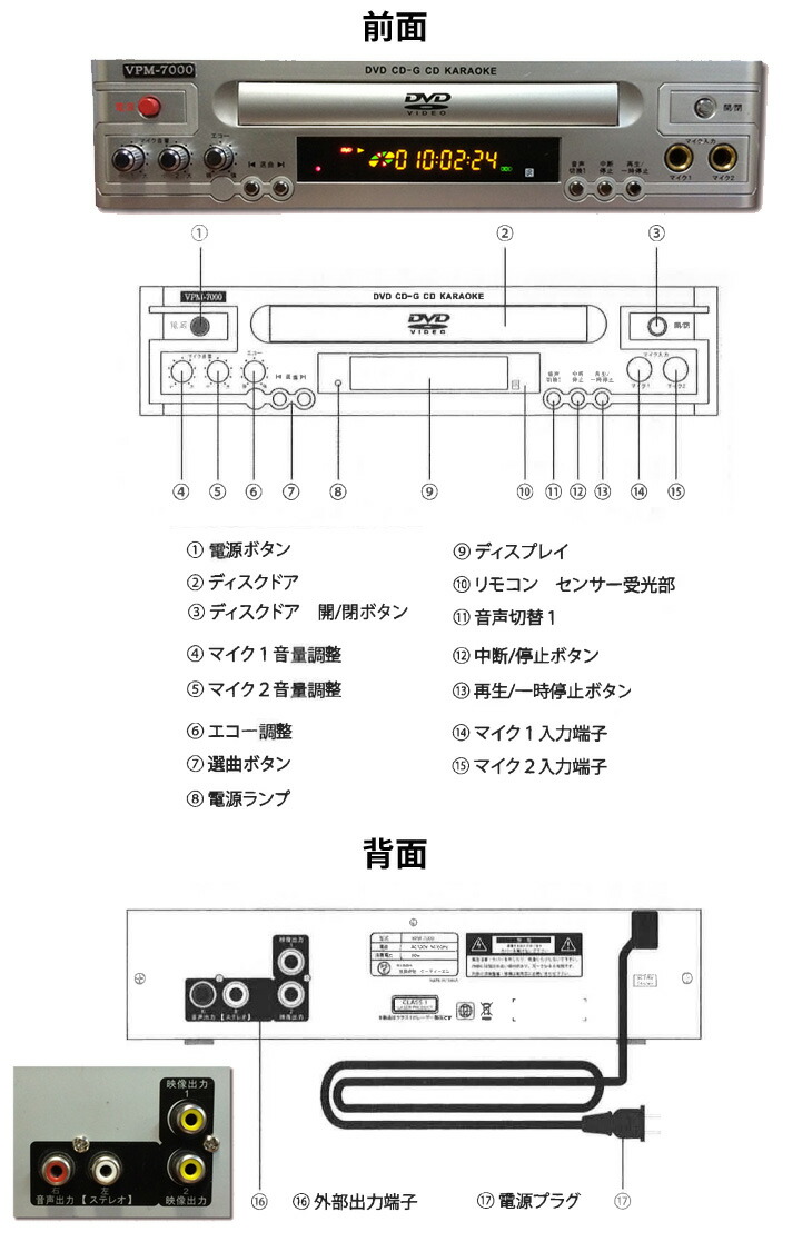 テイチクカラオケお宝うたえもんJOY/DVD全250曲＋DVDプレーヤー＋