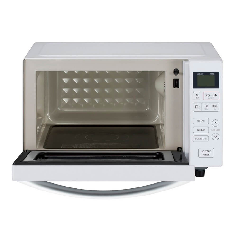 ハイアール ヘルツフリーフラットレンジ 18L ホワイト JM-FH18J-W 電子