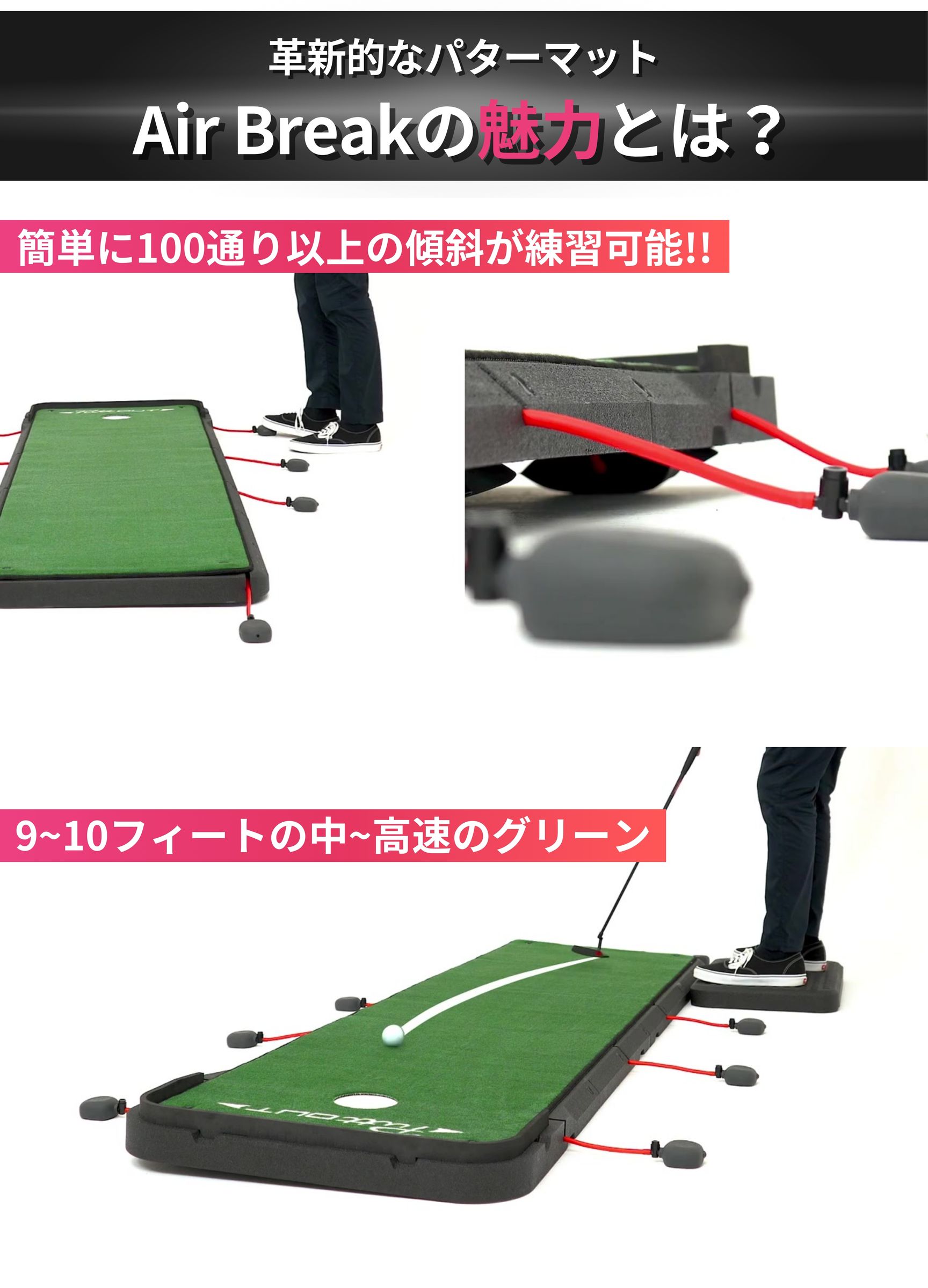 楽天市場】【宮本プロ大絶賛!!】＜公式＞エアブレイク PuttOUT パット