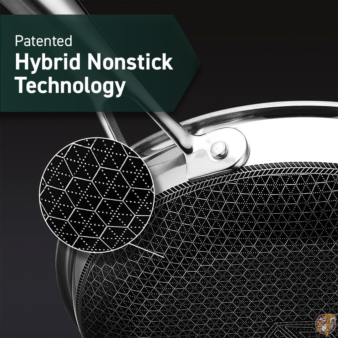 楽天市場】HexClad ハイブリッド ノンスティックフライパン【20cm