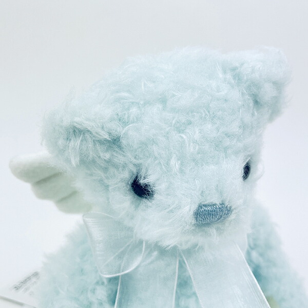 ぬいぐるみ エンジェルベア ライトブルー マスコット 人形 インテリア