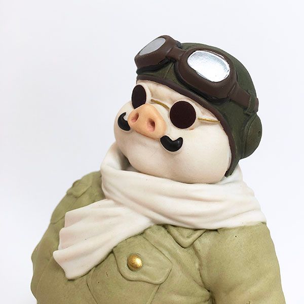 紅の豚 ポルコロッソ 磁器オルゴール 飛行機服 曲名:さくらんぼの実る