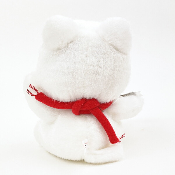 モンチッチ 招き猫 ぬいぐるみ ホワイト