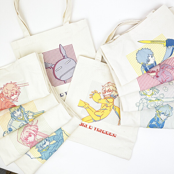 ワールドトリガー 那須玲 トートバッグ (パープル) Mixing Colors