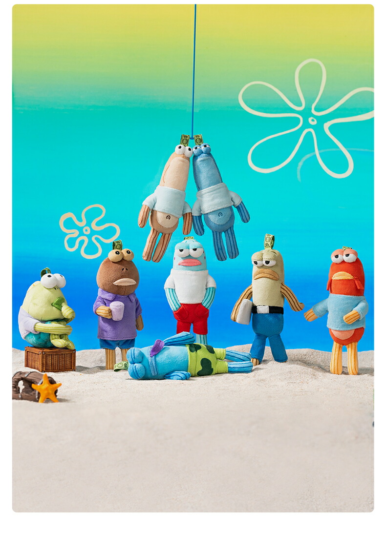 楽天市場】SpongeBob Bikini Bottom Buddies おかしなぬいぐるみ