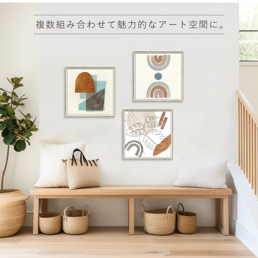 楽天市場】アートパネル 抽象 42×42cm アート ポスター 抽象画 モダン